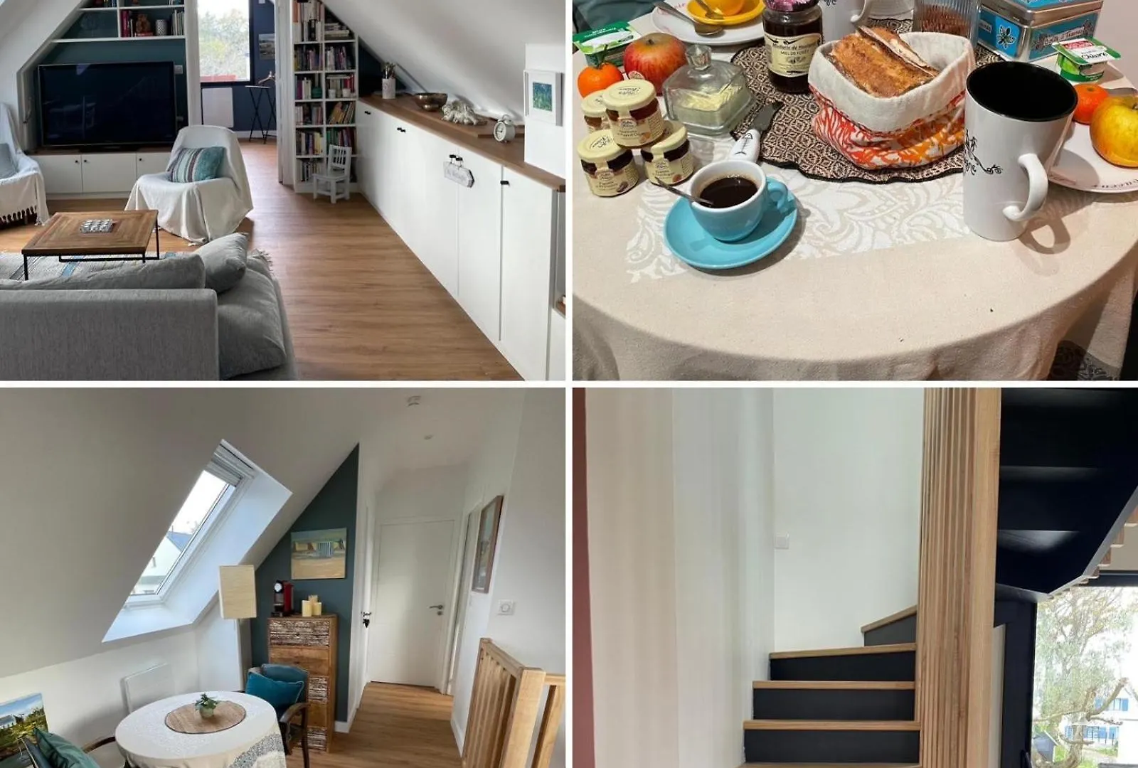 Bed & Breakfast Ty Glazu Doelan Espace 60M2, Port& Criques A Pied, 2 Chambres Privees Au 1Er Etage, Sdb, Wc Separe Clohars-Carnoët Francia