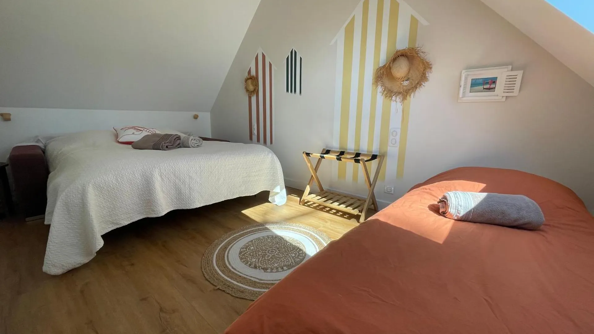 Ty Glazu Doelan Espace 60M2, Port& Criques A Pied, 2 Chambres Privees Au 1Er Etage, Sdb, Wc Separe Clohars-Carnoët 0*,  France